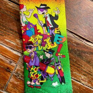 Vintage 90s Wembley Cool Like BEETLE BAILEY Neck Tie Novelty 57" x 3 1/2"
